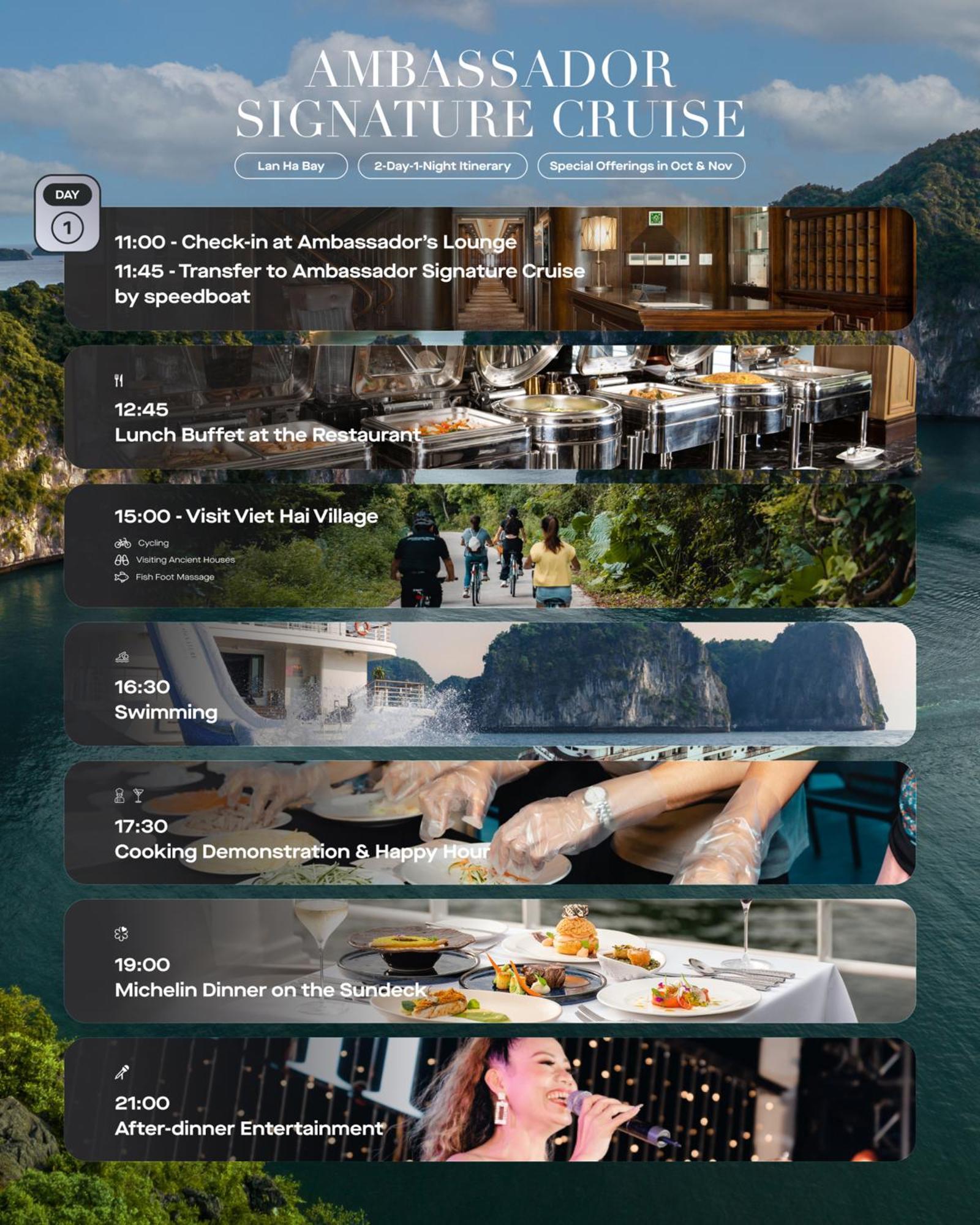 Ambassador Signature Cruise - Lan Ha Bay Hotel Ha Long Exterior photo